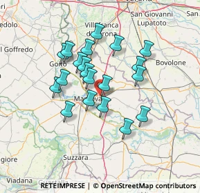 Mappa Via Sordello, 46030 San Giorgio di Mantova MN, Italia (11.441)