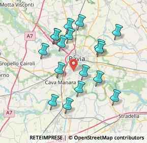 Mappa Via Aldo Moro, 27020 Rotta PV, Italia (7.02294)