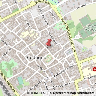 Mappa Via Felice Cavallotti, 16, 26845 Codogno, Lodi (Lombardia)