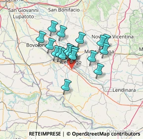 Mappa Via Marchesa, 37045 Legnago VR, Italia (9.463)