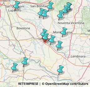 Mappa Via Marchesa, 37045 Legnago VR, Italia (18.07375)