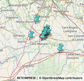 Mappa Via De Nicola Enrico, 27028 San Martino Siccomario PV, Italia (5.685)