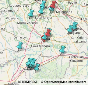 Mappa Via De Nicola Enrico, 27028 San Martino Siccomario PV, Italia (18.0825)