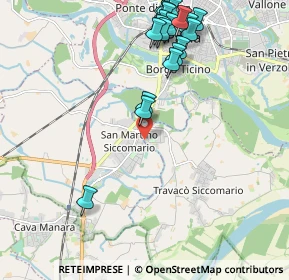Mappa Via De Nicola Enrico, 27028 San Martino Siccomario PV, Italia (2.42)