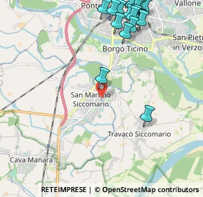 Mappa Via De Nicola Enrico, 27028 San Martino Siccomario PV, Italia (2.84)
