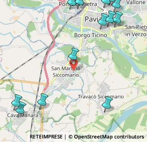 Mappa Via De Nicola Enrico, 27028 San Martino Siccomario PV, Italia (3.2325)