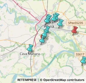 Mappa Via De Nicola Enrico, 27028 San Martino Siccomario PV, Italia (3.83833)