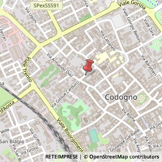 Mappa Via Giosuè Carducci, 18, 26845 Codogno, Lodi (Lombardia)