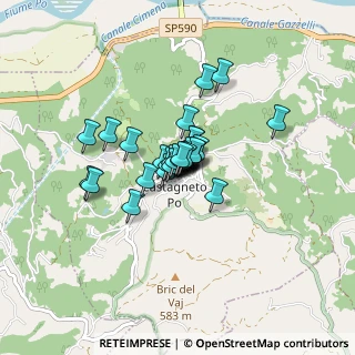 Mappa SP 99, 10090 Castagneto Po TO, Italia (0.43448)
