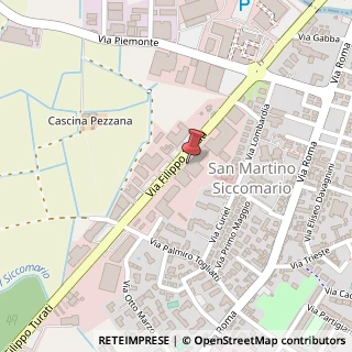 Mappa Via F .Turati, 13, 27028 San Martino Siccomario, Pavia (Lombardia)