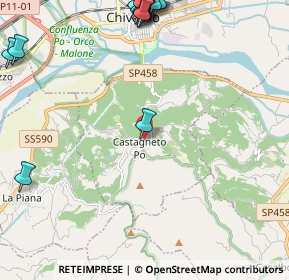 Mappa SP99, 10090 Castagneto Po TO, Italia (3.2375)