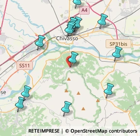 Mappa SP99, 10090 Castagneto Po TO, Italia (4.59714)