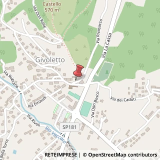 Mappa Via San Secondo, 2, 10040 Givoletto, Torino (Piemonte)