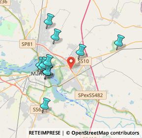 Mappa Via Giuseppe Mazzini, 46030 Mottella MN, Italia (3.65273)