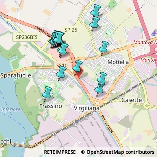 Mappa Via Giuseppe Mazzini, 46030 Mottella MN, Italia (0.9645)