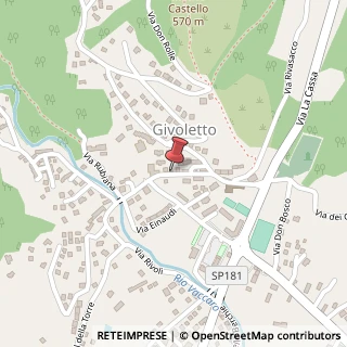 Mappa Via San Secondo, 52, 10040 Givoletto, Torino (Piemonte)