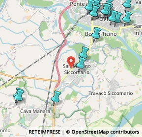 Mappa Via Filippo Turati, 27028 San Martino Siccomario PV, Italia (2.93684)