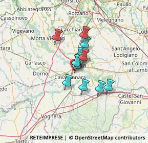 Mappa Via Filippo Turati, 27028 San Martino Siccomario PV, Italia (7.78462)