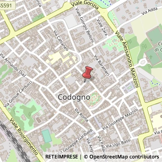 Mappa Via Galileo Galilei, 13, 26845 Codogno, Lodi (Lombardia)