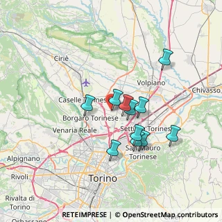 Mappa Via Cottolengo, 10079 Mappano TO, Italia (5.80455)