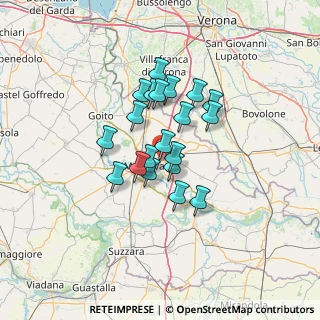 Mappa Via Guglielmo Marconi, 46030 Mottella MN, Italia (9.638)