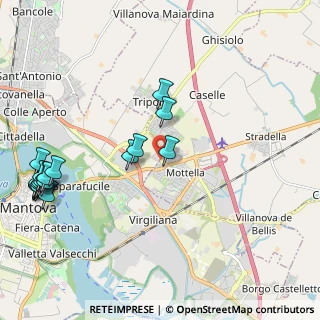 Mappa Via Guglielmo Marconi, 46030 Mottella MN, Italia (2.7905)