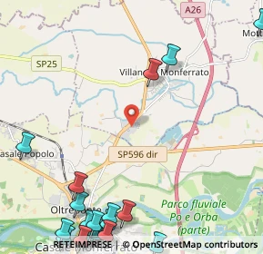 Mappa Monferrato Shopping Center, 15030 Villanova Monferrato AL, Italia (3.478)