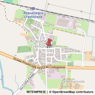 Mappa Viale Europa, 5, 26020 Acquanegra Cremonese, Cremona (Lombardia)