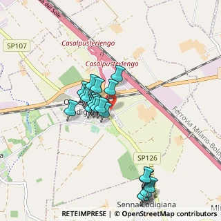 Mappa Via Ferrino Fanfani, 26864 Ospedaletto Lodigiano LO, Italia (0.8675)