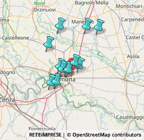 Mappa Via Albert, 26043 Persichello CR, Italia (9.445)