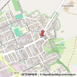 Mappa Piazza XXV Aprile, 29, 26847 Maleo, Lodi (Lombardia)