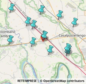 Mappa Via XXI Luglio, 26864 Ospedaletto Lodigiano LO, Italia (4.05143)