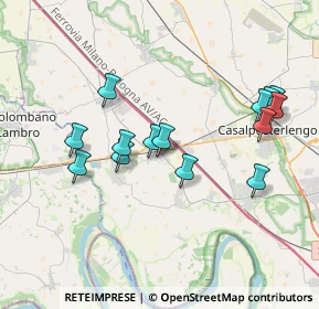 Mappa Via XXI Luglio, 26864 Ospedaletto Lodigiano LO, Italia (3.625)