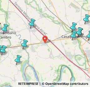 Mappa Via XXI Luglio, 26864 Ospedaletto Lodigiano LO, Italia (7.295)