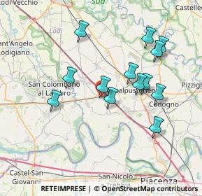 Mappa Via XXI Luglio, 26864 Ospedaletto Lodigiano LO, Italia (6.93769)