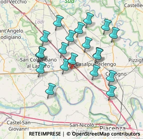Mappa Via XXI Luglio, 26864 Ospedaletto Lodigiano LO, Italia (6.779)
