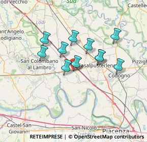 Mappa Via XXI Luglio, 26864 Ospedaletto Lodigiano LO, Italia (5.56727)