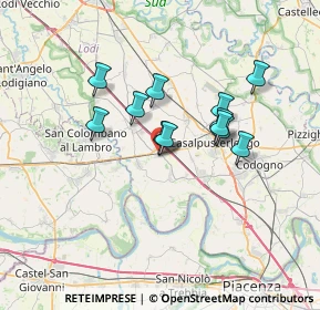 Mappa Via XXI Luglio, 26864 Ospedaletto Lodigiano LO, Italia (5.3925)