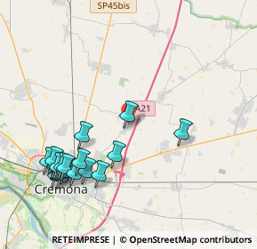 Mappa SP83, 26043 Persichello CR, Italia (4.765)