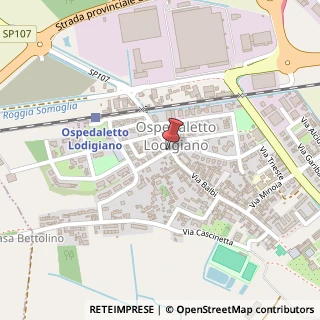 Mappa Via del Cristo, 4, 26864 Ospedaletto Lodigiano, Lodi (Lombardia)
