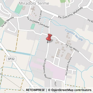 Mappa Via Guglielmo Marconi, 22, 27010 Pieve Porto Morone, Pavia (Lombardia)