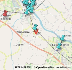 Mappa Via Giorgio Perlasca, 37045 Legnago VR, Italia (2.83667)