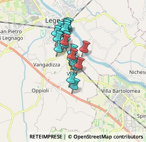 Mappa Via Giorgio Perlasca, 37045 Legnago VR, Italia (1.158)