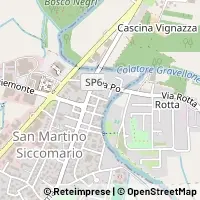 Peta San Martino Siccomario