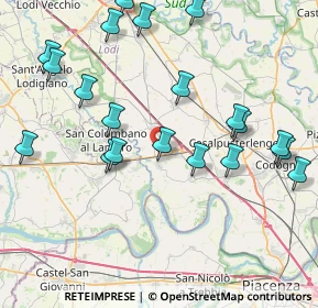 Mappa Via Cascina Marmora, 26863 Orio Litta LO, Italia (9.1775)