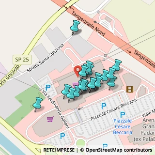 Mappa Centro commerciale la Favorita a, 46100 Mantova MN, Italia (0.0875)
