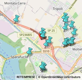 Mappa Centro commerciale la Favorita a, 46100 Mantova MN, Italia (1.0585)