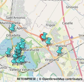 Mappa Centro commerciale la Favorita a, 46100 Mantova MN, Italia (2.484)