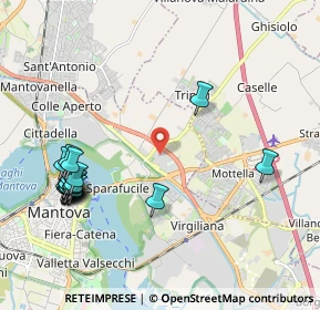 Mappa Centro commerciale la Favorita a, 46100 Mantova MN, Italia (2.4405)
