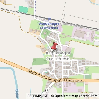 Mappa Via stazione 16, 26020 Acquanegra Cremonese, Cremona (Lombardia)